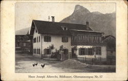 Haus Joseph Albrecht, Bildhauer Postcard