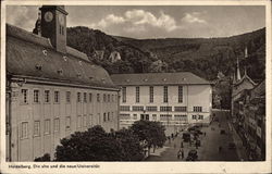 The Old and the New University Heidelberg, Germany Postcard Postcard