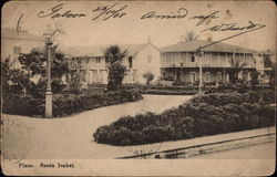 The Plaza in Santa Isabel Gabon Africa Postcard Postcard