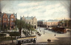 London Square Southport, England Lancashire Postcard Postcard