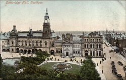 Cambridge Hall Southport, England Lancashire Postcard Postcard