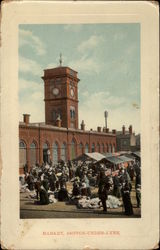 Market Scene Ashton-Under-Lyne, United Kingdom Postcard Postcard