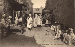 Rue des Bouchers Sidi-Okba, Algeria Africa Postcard Postcard