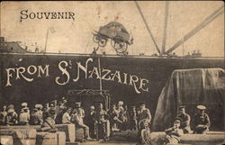 Troops at the Docks Postcard