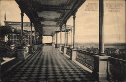 Exterior Passage of the Castle of Chapultepec Postcard