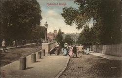 Richmond Bridge London, England Postcard Postcard