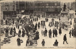Place et Statue Carnot - The Market Postcard