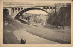 La Petrusse et le Pont Adolphe Luxembourg, Luxembourg Postcard Postcard