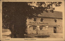 Gasthof zu Haselbrunn Plauen, Germany Postcard Postcard