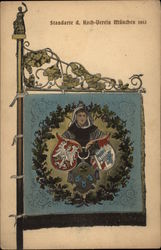 Standarte d. Koch-Verein Muenchen 1913 Postcard