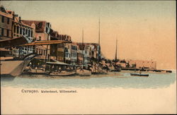 Willemstad Harbor Netherlands Antilles Caribbean Islands Postcard 