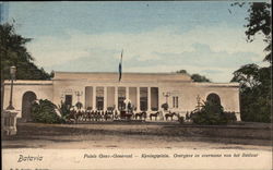 Merdeka Palace in Batavia Postcard