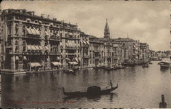 Grand Canal & Grand Hotel Postcard