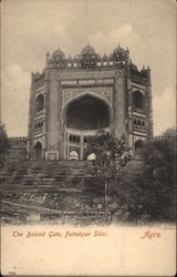 The Bolund Gate, Futtehpur Sikri Postcard