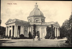 View of Church Postcard