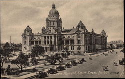 Town Hall and Smith Street Postcard