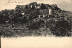 Golconda Fort Hyderabad, India Postcard Postcard