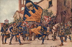 The Historic District of Siena Postcard