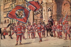 The Historic Districts of Siena Postcard