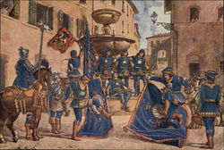 The Historic District of Siena Postcard