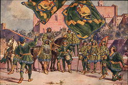 The Historic District of Siena Postcard