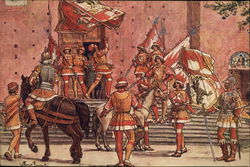 The Historic Districts of Siena Postcard