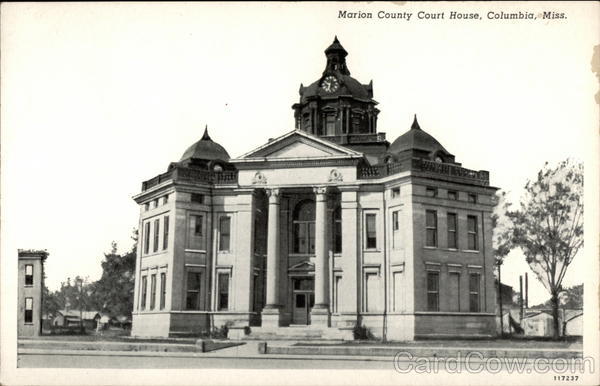 Marion County Court House Columbia Mississippi