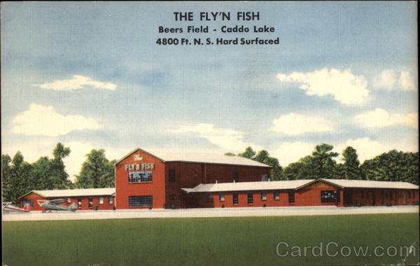 Fly-N-Fish Lodge Airport, Caddo Lake Karnack Texas