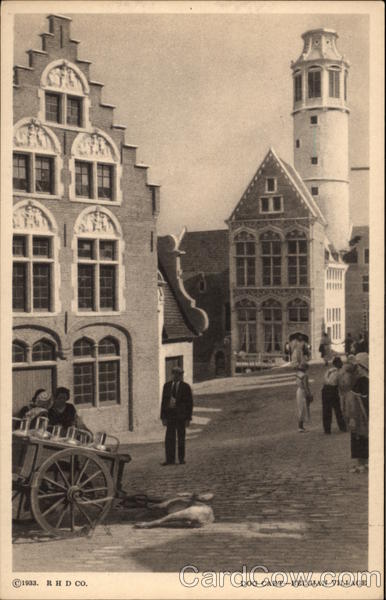 Dog Cart - Belgian Village 1933 Chicago World Fair