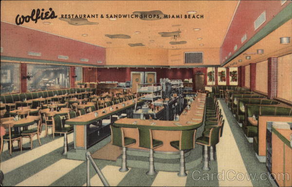 Wolfie's Restaurant Miami Beach Florida