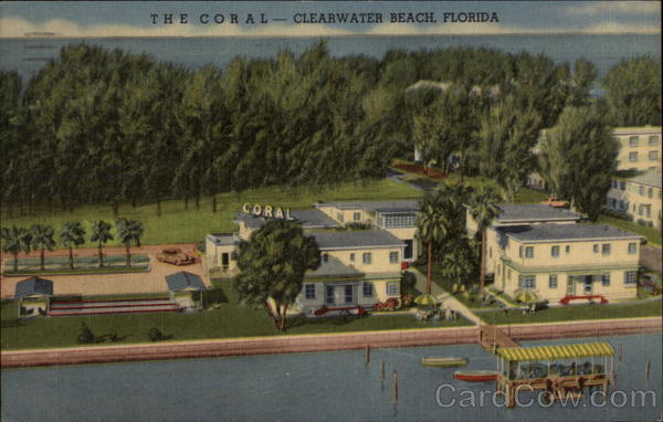 The Coral Motel Apartment Clearwater Beach Florida
