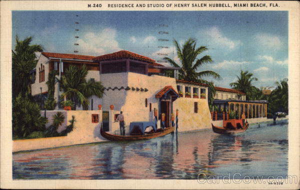 Residence and Studio of Henry Salem Hubbell Miami Beach Florida