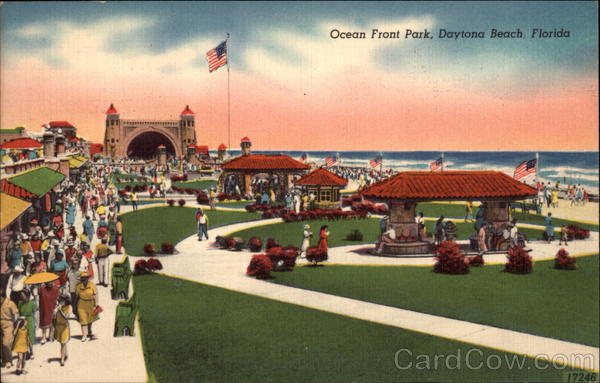 Ocean Front Park Daytona Beach Florida