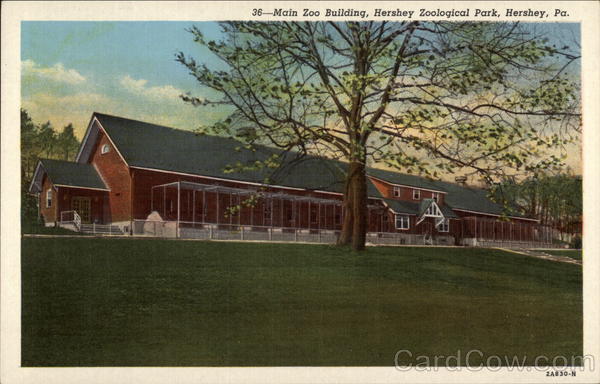 Main Zoo Building, Hershey Zoological Park Pennsylvania