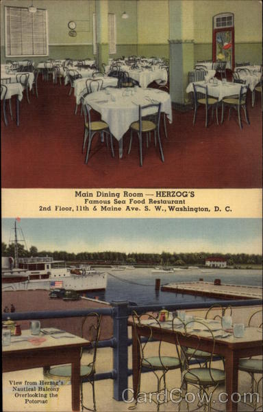 Herzog's Famous Sea Food Restaurant Washington District of Columbia