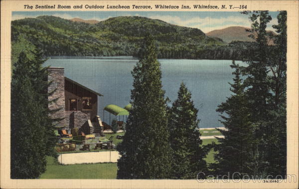 Whiteface Inn - The Sentinel Room and Outdoor Luncheon Terrace New York