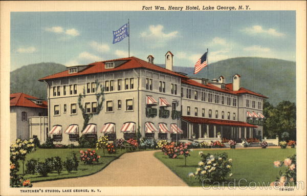 Fort Wm Henry Hotel Lake George New York Thatcher's Studio