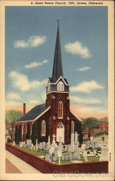 Saint Peteres Church, 1691 Lewes Delaware