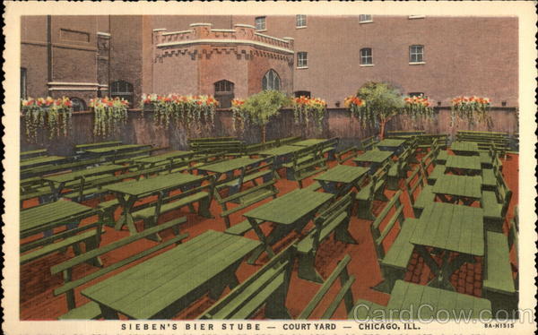 Beer Garden - Sieben's Bier Stube Chicago Illinois