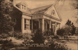 The Burn, 1832 Natchez, MS Postcard Postcard