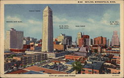 City of Lakes and Parks Postcard