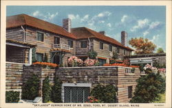 Skylands, Summer Home of Mr. Edsel Ford Postcard