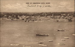 View at Christmas Cove Postcard