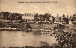 Russell House and Cottages Postcard