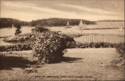 View of Christmas Cove from Russell House Postcard