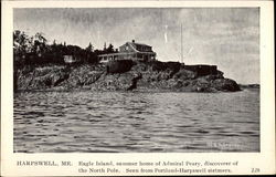 Eagle Island Harpswell, ME Postcard Postcard