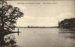 The River near Sewall's Bridge Postcard