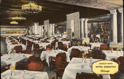 Camelot Room Hotel Sheraton Postcard