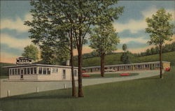 Dan-Dee Motel and Restaurant Postcard