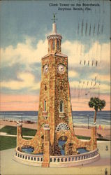 Clock Tower on the Boardwalk Postcard
